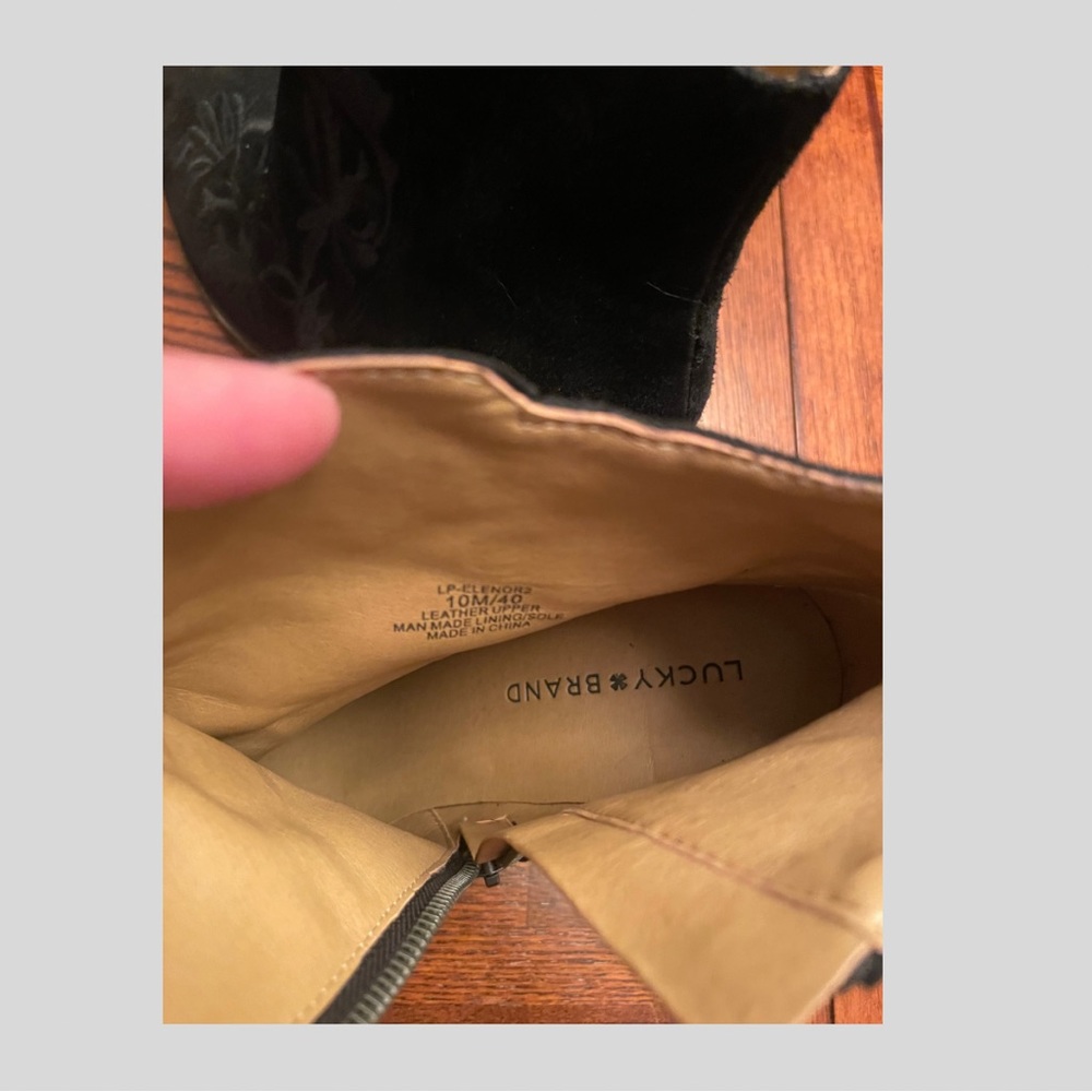 Lucky Brand Black Elenor Bootie Size 10 View 4
